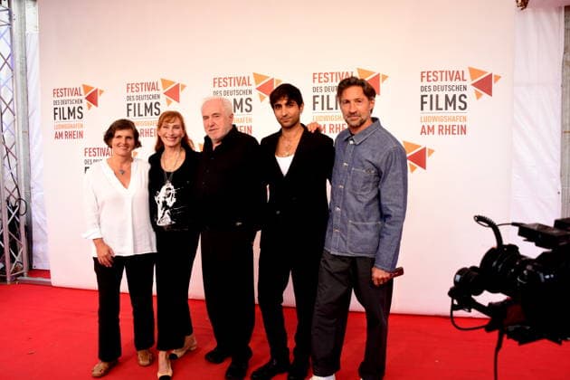 Film: *The Defender: The Lenzi Case* Daniela Goetz, Festival Director; Andrea Sawatzki, Actress; Dr. Michael Goetz, Festival Director; Sergen Meral, Actor; Benjamin Sadler, Actor; Ludwigshafen, August 30, 2026, on the banks of the Rhine; 22nd German Film Festival 2026; Photo: Ludwigshafen
