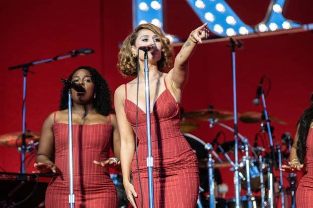Raye on stage at Leeds Festival, Bramham Park, Leeds, UK, 30-08-26 Raye on stage at Leeds Festival, Bramham Park, Leeds, UK, 30-08-26, Credit:Anthony Longstaff Anthony Longstaff - B5746 Avalon UK, West Yorkshire, Leeds, Bramham Park, Wetherby Copyright: xAnthonyxLongstaffx xAnthonyxLongstaffx-xB5746x xAvalonx 1129374966