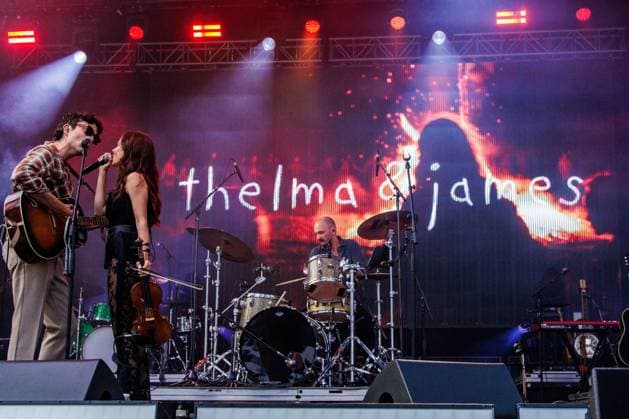August 29, 2026, Edmonton, Alberta, Canada: Country Music group Thelma & James, comprising of husband and wife, Mackenzie Porter(R) and Jake Etheridge (L), perform at Boots and Hearts West Country Music Festival..The Country Music group Thelma & James, a husband-and-wife duo of Mackenzie Porter and Jake Etheridge, performs at Boots and Hearts West Country Music Festival. The Duo just completed a tour run supporting the Luke CombsÃ¢â‚¬Ëœ stadium My Kinda Saturday Night Tour Edmonton Canada - ZUMAs197 20260829_aaa_s197_599 Copyright: xRonxPalmerx