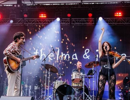 August 29, 2026, Edmonton, Alberta, Canada: Country Music group Thelma & James, comprising of husband and wife, Mackenzie Porter(R) and Jake Etheridge (L), perform at Boots and Hearts West Country Music Festival..The Country Music group Thelma & James, a husband-and-wife duo of Mackenzie Porter and Jake Etheridge, performs at Boots and Hearts West Country Music Festival. The Duo just completed a tour run supporting the Luke CombsÃ¢â‚¬Ëœ stadium My Kinda Saturday Night Tour Edmonton Canada - ZUMAs197 20260829_aaa_s197_604 Copyright: xRonxPalmerx