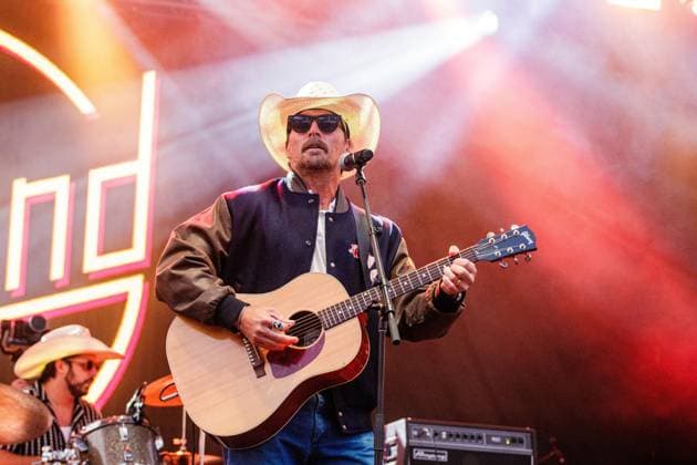 August 29, 2026, Edmonton, Alberta, Canada: Mark Wystrach lead singer for country music group Midland performs at Boots and Hearts West Country Music Festival..American Country Music award winners, Midland perform at the Boots and Hearts West Country Music Festival in Edmonton - 29 Aug., 2026 Edmonton Canada - ZUMAs197 20260829_aaa_s197_623 Copyright: xRonxPalmerx