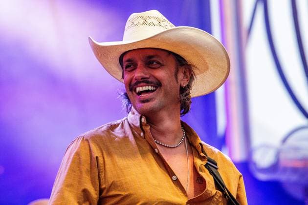 August 29, 2026, Edmonton, Alberta, Canada: Cameron Duddy (bass guitar) of country music group Midland performs at Boots and Hearts West Country Music Festival..American Country Music award winners, Midland perform at the Boots and Hearts West Country Music Festival in Edmonton - 29 Aug., 2026 Edmonton Canada - ZUMAs197 20260829_aaa_s197_625 Copyright: xRonxPalmerx