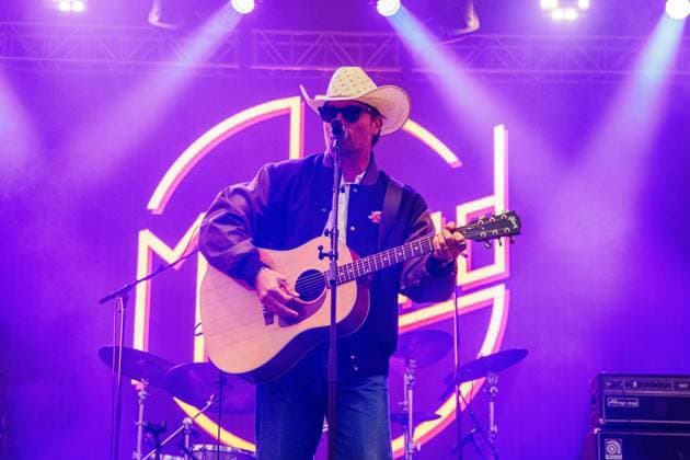 August 29, 2026, Edmonton, Alberta, Canada: Mark Wystrach lead singer for country music group Midland performs at Boots and Hearts West Country Music Festival..American Country Music award winners, Midland perform at the Boots and Hearts West Country Music Festival in Edmonton - 29 Aug., 2026 Edmonton Canada - ZUMAs197 20260829_aaa_s197_627 Copyright: xRonxPalmerx