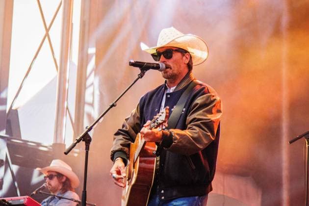 August 29, 2026, Edmonton, Alberta, Canada: Mark Wystrach lead singer for country music group Midland performs at Boots and Hearts West Country Music Festival..American Country Music award winners, Midland perform at the Boots and Hearts West Country Music Festival in Edmonton - 29 Aug., 2026 Edmonton Canada - ZUMAs197 20260829_aaa_s197_638 Copyright: xRonxPalmerx