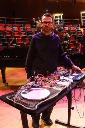 Concert by Anushka Chkheidze and Robert Lippok at the Boulez Saal in Berlin, POP Kultur Festival Berlin Anushka Chkheidze Robert Lippok