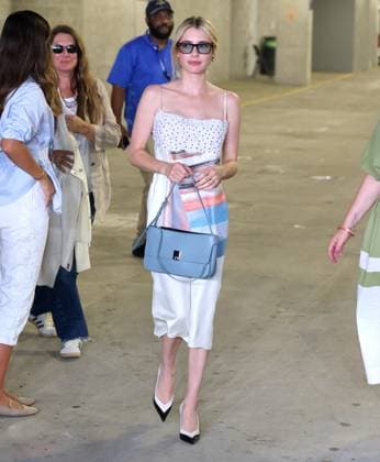 Celebs arrive at The US Open - Day 1 Emma Roberts arrives at the opening night of the US Open in New York, NY on August 30, 2026. Photo by Charles Guerin ABACAPRESS.COM New York NY  Copyright: xGuerinxCharles ABACAx