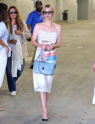 Celebs arrive at The US Open - Day 1 Emma Roberts arrives at the opening night of the US Open in New York, NY on August 30, 2026. Photo by Charles Guerin ABACAPRESS.COM New York NY  Copyright: xGuerinxCharles ABACAx