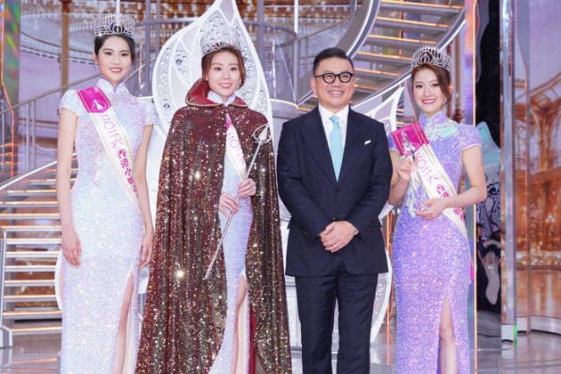 HONG KONG, CHINA - AUGUST 30: First runner-up Ada Tang, Miss Hong Kong 2026 Bernice Yuen, second runner-up Scarlett Li pose at the Miss Hong Kong 2026 pageant on August 30, 2026 in Hong Kong, China.  Copyright: xVCGx 111663131018