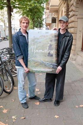 Paul Boche and Philip Froissant at the screening of the feature film *Der Heimatlose* at the Filmpalette in Cologne, August 30, 2026 Foto:xR.xSchmiegeltx xFuturexImagex heimatlose_6801