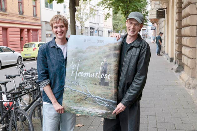 Paul Boche and Philip Froissant at the screening of the feature film *Der Heimatlose* at the Filmpalette in Cologne, August 30, 2026 Foto:xR.xSchmiegeltx xFuturexImagex heimatlose_6803