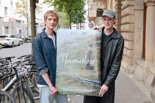 Paul Boche and Philip Froissant at the screening of the feature film *Der Heimatlose* at the Filmpalette in Cologne, August 30, 2026 Foto:xR.xSchmiegeltx xFuturexImagex heimatlose_6804