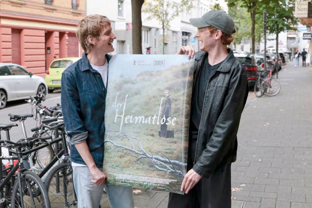 Paul Boche and Philip Froissant at the screening of the feature film *Der Heimatlose* at the Filmpalette in Cologne, August 30, 2026 Foto:xR.xSchmiegeltx xFuturexImagex heimatlose_6805