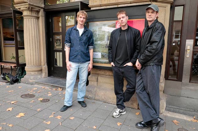 Paul Boche, Kai Stänicke, and Philip Froissant at the screening of the feature film *Der Heimatlose* at the Filmpalette in Cologne, August 30, 2026 Foto:xR.xSchmiegeltx xFuturexImagex heimatlose_6810