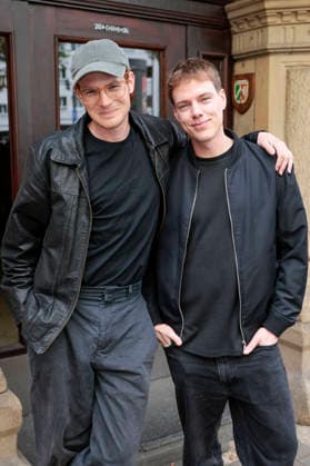 Philip Froissant and Kai Stänicke at the screening of the feature film *Der Heimatlose* at the Filmpalette in Cologne, August 30, 2026 Foto:xR.xSchmiegeltx xFuturexImagex heimatlose_6820
