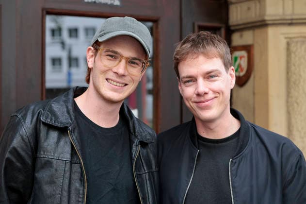Philip Froissant and Kai Stänicke at the screening of the feature film *Der Heimatlose* at the Filmpalette in Cologne, August 30, 2026 Foto:xR.xSchmiegeltx xFuturexImagex heimatlose_6821