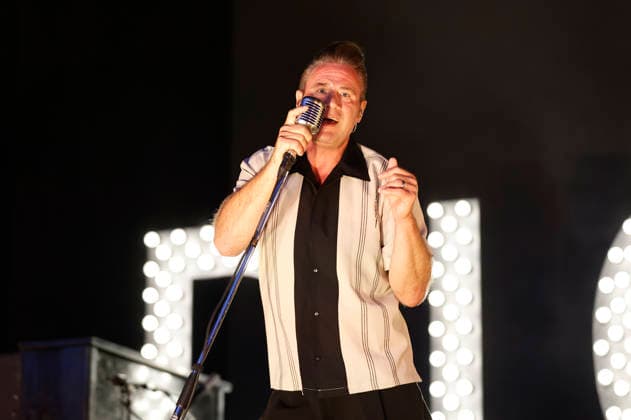 Dick Brave performing live at a concert at the 2026 Waltrop Park Festival in Waltrop City Park, August 30, 2026 Foto:xT.xSchröerx xFuturexImagex brave_6805