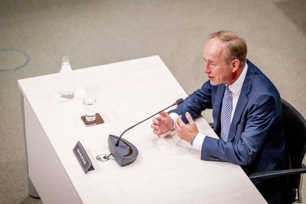 THE HAGUE Kees van der Staaij during the public hearings of the parliamentary inquiry committee into the coronavirus policy. During the coronavirus period, he was a Member of Parliament and party leader for the SGP. ROBIN UTRECHT ANP netherlands out - belgium out  Copyright: xx x566680312x originalFilename: 566680312.jpg