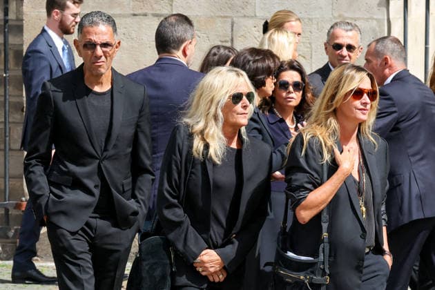 Roschdy Zem, his partner Sarah Poniatowski, Marie Poniatowski Arriving at Mathilde Favier’s funeral at the Church of Saint Sulpice in Paris on August 31, 2026 Dominique Jacovides Cyril Moreau Bestimage arriving at the funeral of Mathilde Favier at the Church of Saint Sulpice in Paris on August 31, 2026 Paris, France  Copyright: xJACOVIDES-MOREAUx xBESTIMAGExJACOVIDES-MOREAUx xBESTIMAGEx