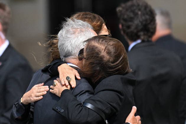 NEWS : Funà railles de Mathilde Favier, directrice des relations publiques de Christian Dior Couture, à l à glise Saint-Sulpice à Paris - 31 08 2026 Funeral of Mathilde Favier, director of public relations for Christian Dior Couture, at the Saint-Sulpice church in Paris, France, on August 31, 2026. She died in a car accident with her partner, French producer Nicolas Altmayer, on August 17, aged 57 and 61, respectively. PARISFrance Copyright: xLIONELxURMANx
