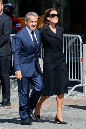 Nicolas Sarkozy and his wife, Carla Bruni Sarkozy, arriving at the funeral of Mathilde Favier at the Church of Saint Sulpice in Paris, August 31, 2026 Dominique Jacovides Cyril Moreau Bestimage Arrivals at the funeral of Mathilde Favier at the Church of Saint Sulpice in Paris on August 31, 2026 Paris, France  Copyright: xJACOVIDES-MOREAUx xBESTIMAGExJACOVIDES-MOREAUx xBESTIMAGEx