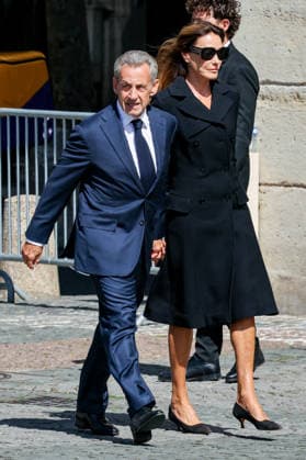 Nicolas Sarkozy and his wife, Carla Bruni Sarkozy, arriving at the funeral of Mathilde Favier at the Church of Saint Sulpice in Paris, August 31, 2026 Dominique Jacovides Cyril Moreau Bestimage Arrivals at the funeral of Mathilde Favier at the Church of Saint Sulpice in Paris on August 31, 2026 Paris, France  Copyright: xJACOVIDES-MOREAUx xBESTIMAGExJACOVIDES-MOREAUx xBESTIMAGEx
