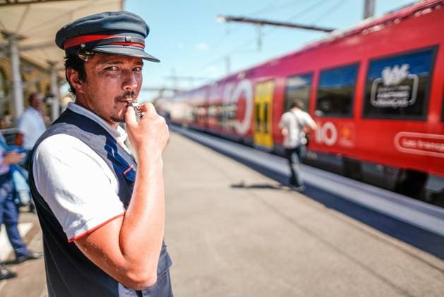 PHOTOPQR LE MIDI LIBRE MiKAEL ANISSET NIMES August 31, 2026 INAUGURATION OF FRANCE S FIRST BATTERY-POWERED ELECTRIC TRAIN AT THE NIMES SNCF STATION ALSTOM Inauguration, this Monday, August 31, at Nîmes Center Station, of France’s first battery-powered train running between Nîmes and Vauvert. The trial is scheduled to last two years. This project, which saves 20% in energy, is the result of a partnership between SNCF Voyageurs, Alstom, and the Occitanie Region. This collaboration is part of a national program involving five regions in total, with a total investment of 41 million euros. Nîmes, Aug. 31: Inauguration of France’s first battery-electric train at Nîmes railway station, NÎMES GARD, France  Copyright: xPHOTOPQR LExMIDIxLIBRE MAXPPPxMiKAELxANISSETx 20260831MDL5804 20260831MDL5804