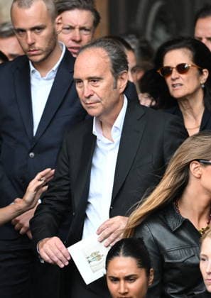 Mathilde Favier Funeral - Paris Xavier Niel during the funeral of Mathilde Favier, director of public relations for Christian Dior Couture, at the Saint-Sulpice church in Paris, France, on August 31, 2026. She died in a car accident with her partner, French producer Nicolas Altmayer, on August 17, aged 57 and 61, respectively. Photo by Florian Poitout ABACAPRESS.COM Paris France  Copyright: xPoitoutxFlorian ABACAx