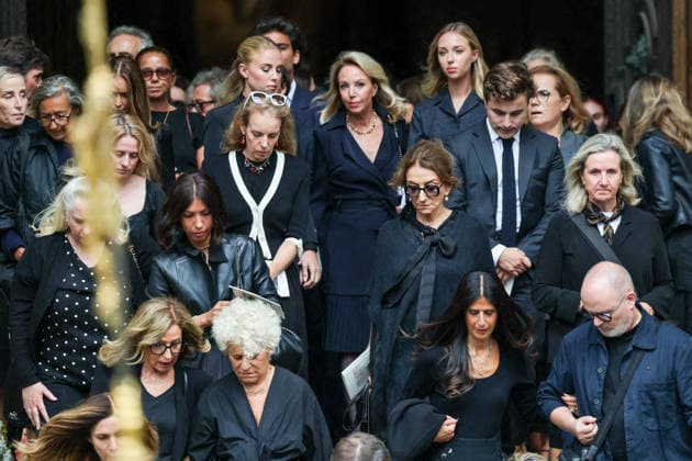 Camilla of Bourbon-Two Sicilies, her daughters, Princess Maria Carolina of Bourbon-Two Sicilies and Maria Chiara of Bourbon-Two Sicilies Leaving Mathilde Favier’s funeral at the Church of Saint Sulpice in Paris on August 31, 2026, Paris, France  Copyright: xJACOVIDES-MOREAUx xBESTIMAGExJACOVIDES-MOREAUx xBESTIMAGEx