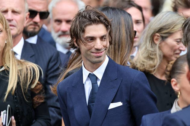Carlo Agostinelli, the son of the late Mathilde Favier, leaving her funeral at the Church of Saint Sulpice in Paris on August 31, 2026. Dominique Jacovides, Cyril Moreau, Bestimage. Leaving Mathilde Favier’s funeral at the Church of Saint Sulpice in Paris on August 31, 2026, Paris, France  Copyright: xJACOVIDES-MOREAUx xBESTIMAGExJACOVIDES-MOREAUx xBESTIMAGEx