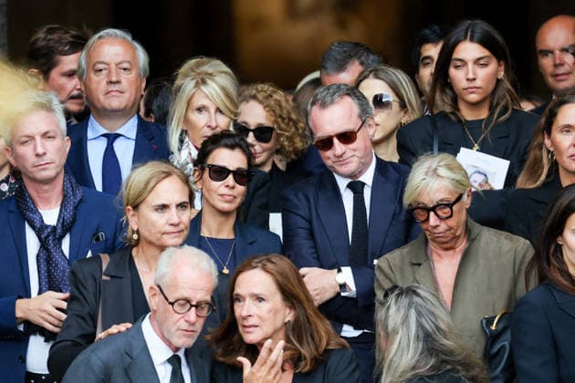 Marisa Berenson, Tristane Banon, Reem Kherici, Isabelle Brulier, guest Leaving Mathilde Favier’s funeral at the Church of Saint Sulpice in Paris on August 31, 2026 Dominique Jacovides Cyril Moreau Bestimage Leaving Mathilde Favier’s funeral at the Church of Saint Sulpice in Paris on August 31, 2026 Paris, France  Copyright: xJACOVIDES-MOREAUx xBESTIMAGExJACOVIDES-MOREAUx xBESTIMAGEx