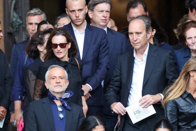 Camille Cottin, Xavier Niel, guest Leaving Mathilde Favier s funeral at the Church of Saint Sulpice in Paris on August 31, 2026 Dominique Jacovides Cyril Moreau Bestimage Leaving Mathilde Favier s funeral at the Church of Saint Sulpice in Paris on August 31, 2026, Paris, France  Copyright: xJACOVIDES-MOREAUx xBESTIMAGExJACOVIDES-MOREAUx xBESTIMAGEx