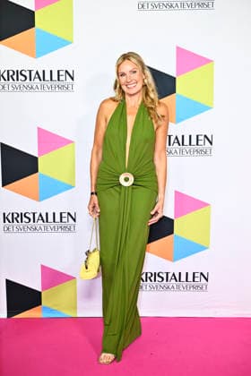STOCKHOLM, SWEDEN 20260831 Jessica Almenäs arrives on the red carpet ahead of the Kristallen Awards at Cirkus in Stockholm STOCKHOLM, SWEDEN x10430x  Copyright: xChristinexOlsson TTx KRISTALLENGALAN 2026 RfojEl0_BZo