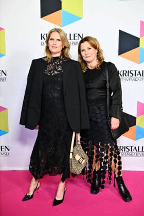 STOCKHOLM, SWEDEN 20260831 Nike Nylander and Anna Hedenmo arrive on the red carpet ahead of the Kristallen Gala at Cirkus in Stockholm STOCKHOLM SWEDEN x10430x  Copyright: xChristinexOlsson TTx KRISTALLENGALAN 2026 iY8vuLQc9XM