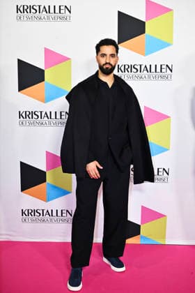 STOCKHOLM, SWEDEN 20260831 Filip Dikmen arrives on the red carpet ahead of the Kristallen Awards at Cirkus in Stockholm STOCKHOLM SWEDEN x10430x  Copyright: xChristinexOlsson TTx KRISTALLENGALAN 2026 Qmin5Fgcm6w