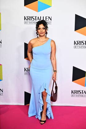 STOCKHOLM, SWEDEN 20260831 Prescilia Haddad arrives on the red carpet ahead of the Kristallen Gala at Cirkus in Stockholm STOCKHOLM, SWEDEN x10430x  Copyright: xChristinexOlsson TTx KRISTALLENGALAN 2026 hrQunSBAOlc