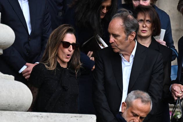 Camille Cottin and Xavier Niel Leaving Mathilde Favier’s funeral at the Church of Saint Sulpice in Paris on August 31, 2026, Paris, France  Copyright: xAgencex xBestimagexAgencex xBestimagex