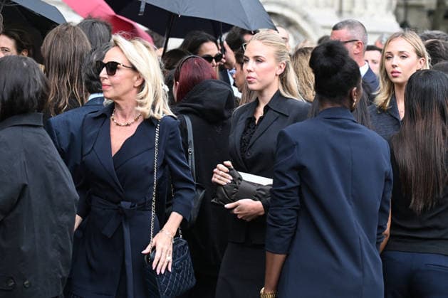 Camilla of Bourbon-Two Sicilies, her daughters, Princess Maria Carolina of Bourbon-Two Sicilies and Maria Chiara of Bourbon-Two Sicilies, leaving the funeral service for Mathilde Favier at the Church of Saint Sulpice in Paris, August 31, 2026. Leaving Mathilde Favier’s funeral at the Church of Saint Sulpice in Paris, Paris, France  Copyright: xAgencex xBestimagexAgencex xBestimagex