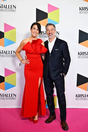 STOCKHOLM, SWEDEN 20260831 Sofia Stahl and Tareq Taylor arrive on the red carpet ahead of the Kristallen Awards at Cirkus in Stockholm STOCKHOLM, SWEDEN x10430x  Copyright: xChristinexOlsson TTx KRISTALLENGALAN 2026 2YHkOX-MV-o