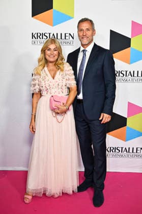 STOCKHOLM, SWEDEN 20260831 Pernilla Wahlgren and Christian Bauer arrive on the red carpet ahead of the Kristallen Gala at Cirkus in Stockholm STOCKHOLM, SWEDEN x10430x  Copyright: xChristinexOlsson TTx KRISTALLENGALAN 2026 0YmRG1ei7Fo
