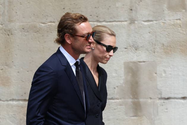 Obseques de Mathilde Favier Ã Paris Pierre Casiraghi et Beatrice Borromeo Obseques de Mathilde Favier Ã Paris Ã l Eglise Saint-Sulpice le 31 aout 2026. Mathilde Favier s funeral in Paris at the Church of Saint-Sulpice on August 31, 2026.  Copyright: xFabricexChasseryx