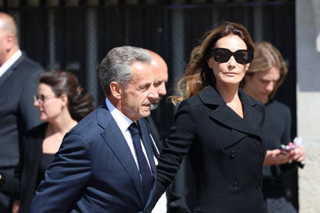 Obseques de Mathilde Favier Ã Paris Nicolas Sarkozy et Carla Bruni Obseques de Mathilde Favier Ã Paris Ã l Eglise Saint-Sulpice le 31 aout 2026. Mathilde Favier s funeral in Paris at the Church of Saint-Sulpice on August 31, 2026.  Copyright: xFabricexChasseryx