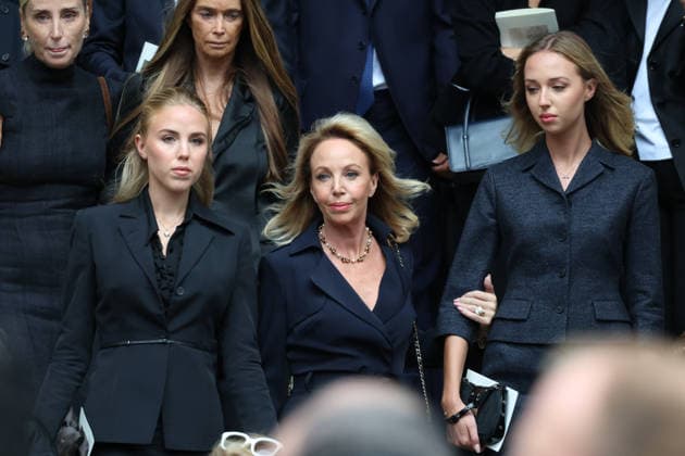 Obseques de Mathilde Favier Ã Paris Camilla de Bourbon des Deux-Siciles et ses filles, Maria Chiara et Maria-Carolina Obseques de Mathilde Favier Ã Paris Ã l Eglise Saint-Sulpice le 31 aout 2026. Mathilde Favier s funeral in Paris at the Church of Saint-Sulpice on August 31, 2026.  Copyright: xFabricexChasseryx
