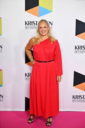 STOCKHOLM, SWEDEN 20260831 Anna Brolin arrives on the red carpet ahead of the Kristallen Awards at Cirkus in Stockholm STOCKHOLM SWEDEN x10430x  Copyright: xChristinexOlsson TTx KRISTALLENGALAN 2026 sRgR2H2XqAw