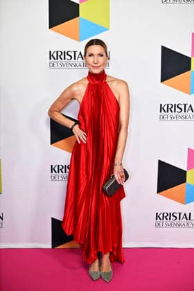 STOCKHOLM, SWEDEN 20260831 Jenny Alversjö arrives on the red carpet ahead of the Kristallen Awards at Cirkus in Stockholm STOCKHOLM, SWEDEN x10430x  Copyright: xChristinexOlsson TTx KRISTALLENGALAN 2026 huyyzJAjyHo