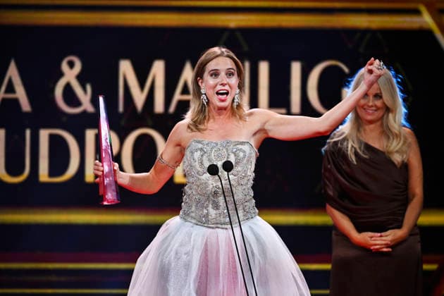 STOCKHOLM, SWEDEN 20260831 Carla Sehn wins the award for Best Actress at the Kristallen Awards at Cirkus in Stockholm STOCKHOLM, SWEDEN x10430x  Copyright: xChristinexOlsson TTx KRISTALLENGALAN 2026 yzawr6Q-zQU