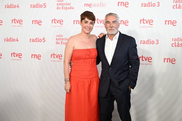RTVE presents the new season of Radio Nacional de Espana. Marta Solano and David Cantero during the presentation of the new season of Radio Nacional de Espana on August 31, 2026, in Madrid, Spain. RADIO José Madrid Madrid, Spain  Copyright: xJosÃ xOlivax 7741642