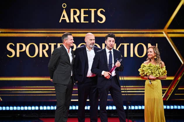STOCKHOLM, SWEDEN 20260831 Winner in the Sports Production of the Year category: the World Cup playoffs featuring the Swedish men’s national soccer team, Viaplay Viaplay Sport, Viaplay Group, at the 2026 Kristallen Awards at Cirkus in Stockholm STOCKHOLM SWEDEN x10430x  Copyright: xChristinexOlsson TTx KRISTALLENGALAN 2026 0anhzOQfjyI
