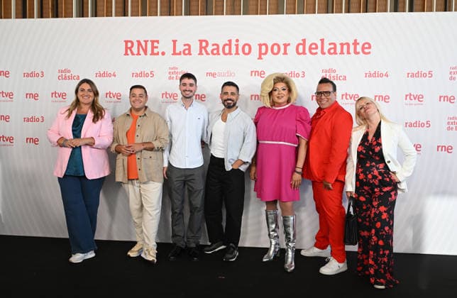 RTVE presents the new season of Radio Nacional de Espana: Carlota Corredera, Gorka Rodríguez, Torito, and Lluvia Rojo during the presentation of the new season of Radio Nacional de Espana on August 31, 2026, in Madrid, Spain RADIO José Madrid Madrid, Spain  Copyright: xJosÃ xOlivax 7741650