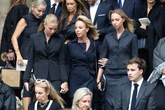 Mathilde Favier Funeral - Paris RL Princess Maria Carolina of Bourbon-Two Sicilies, Camilla of Bourbon-Two Sicilies and Princess Maria Chiara of Bourbon-Two Sicilies during the funeral of Mathilde Favier, director of public relations for Christian Dior Couture, at the Saint-Sulpice church in Paris, France, on August 31, 2026. She died in a car accident with her partner, French producer Nicolas Altmayer, on August 17, aged 57 and 61, respectively. Photo by Raphael Lafargue ABACAPRESS.COM Paris France  Copyright: xLafarguexRaphael ABACAx