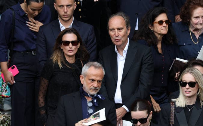 Obseques de Mathilde Favier en l™Ã glise Saint-Sulpice a Paris Obseques de Mathilde Favier en l™Ã glise Saint-Sulpice a Paris Paris, le 31 Aout 2026 Pictures : Camille Cottin Pictures : Camille Cottin & Xavier Niel  Copyright: xDavidxKerx